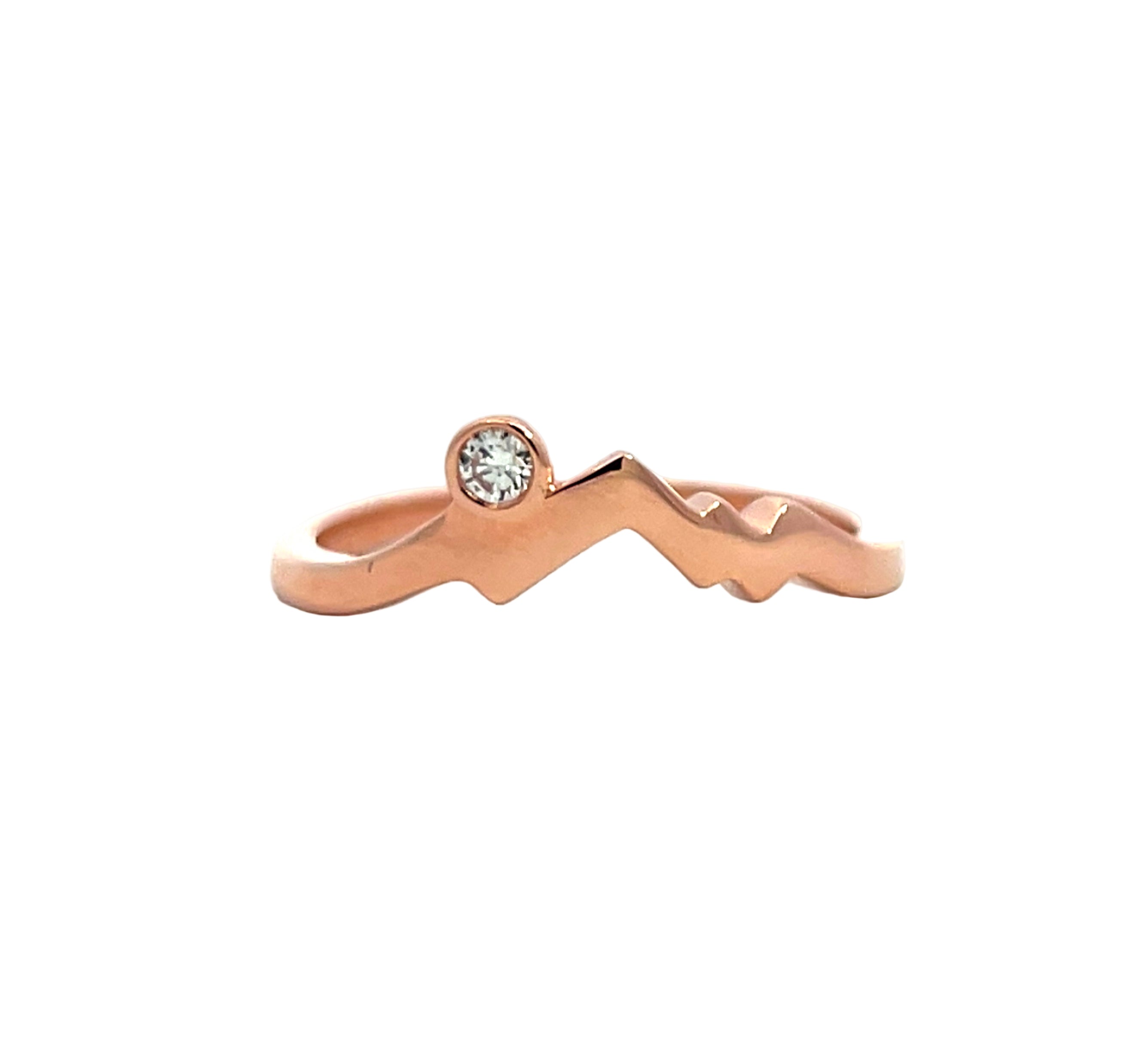 LUXE Edition Sunset Diamond Band in 18K Gold 0.07 Cttw - Jackson Hole Jewelry Company