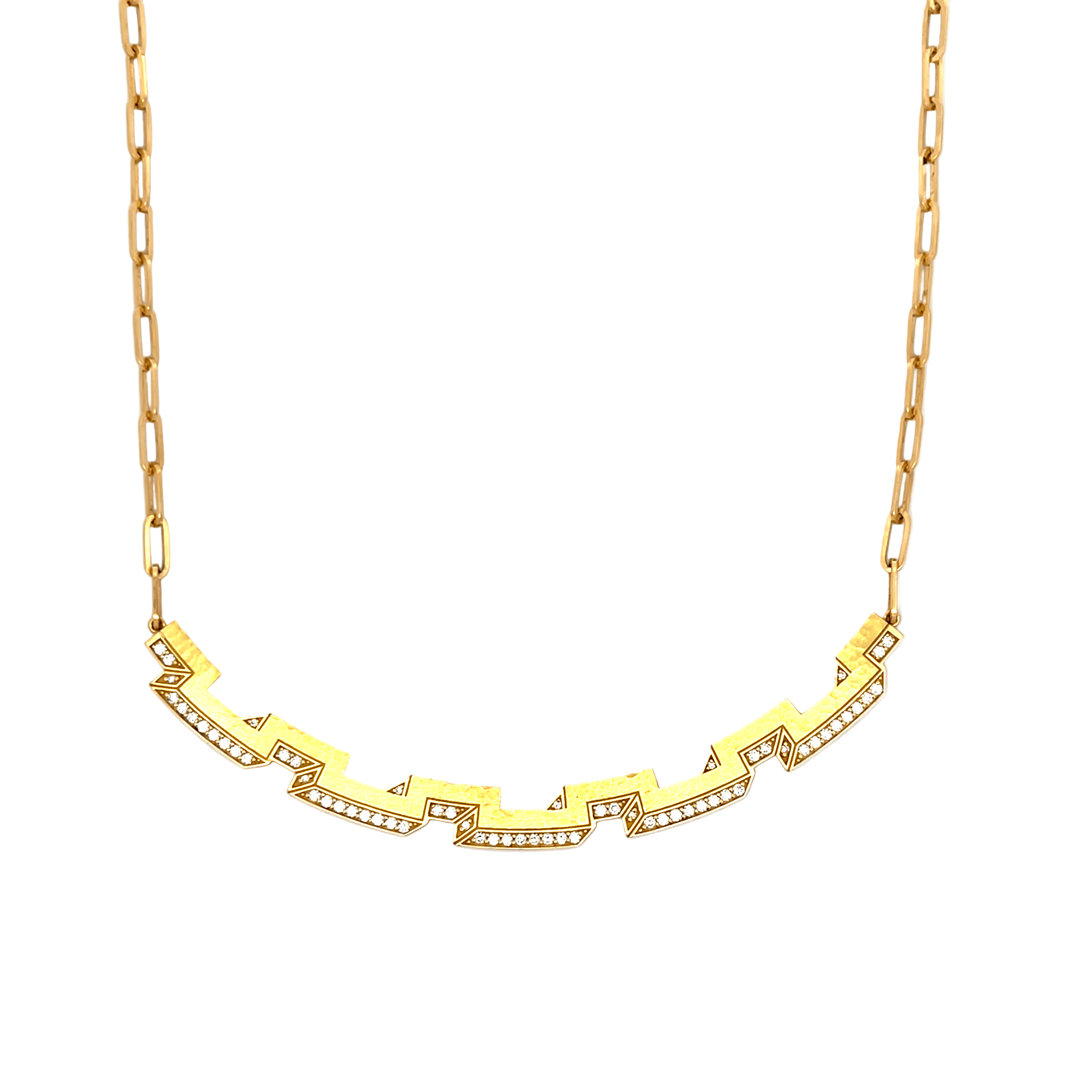 VENDORAFA 18K YELLOW GOLD NECKLACE WITH .83CTTW DIAMONDS - Jackson Hole Jewelry Company