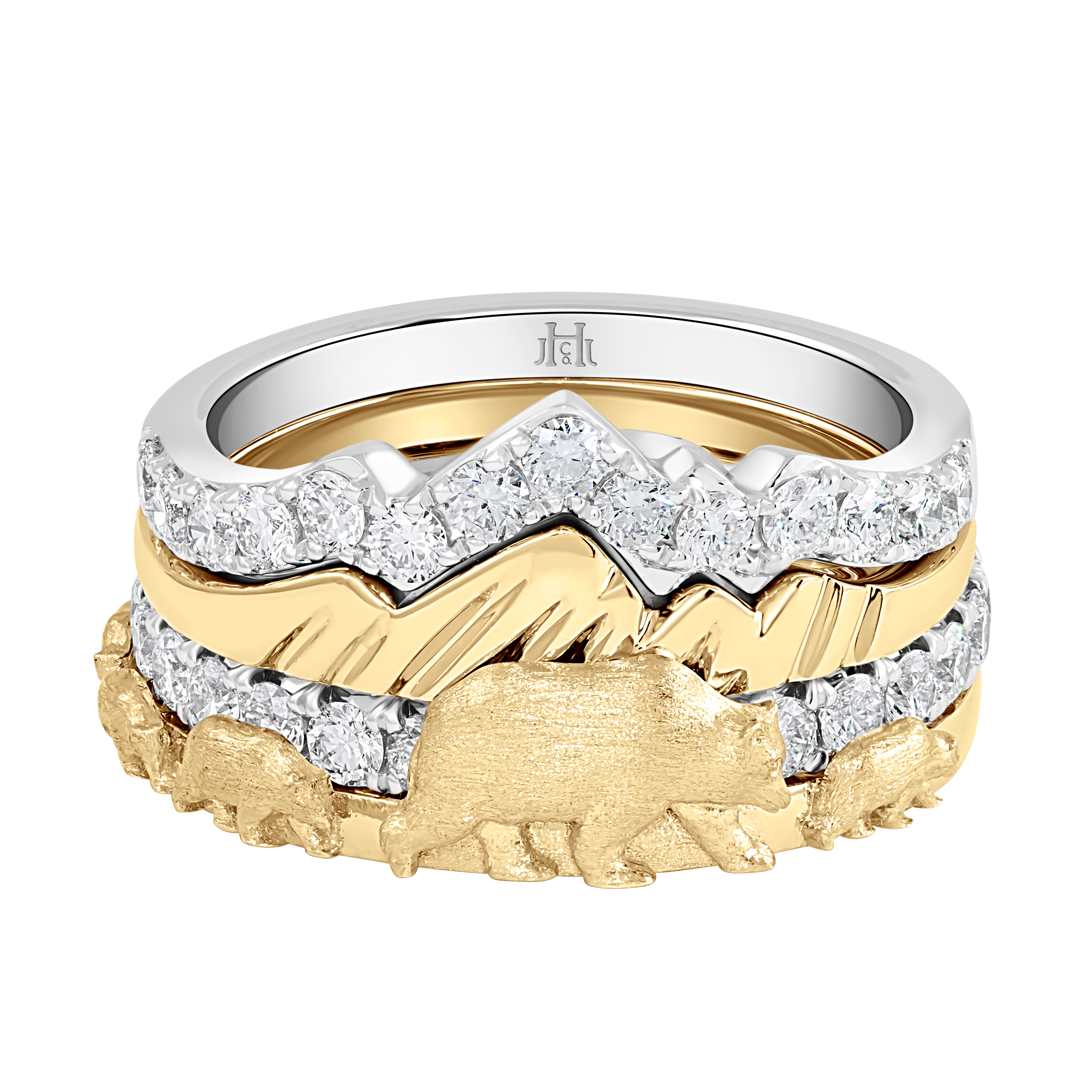 LUXE EDITION: 399 Queen of the Tetons Bear Ring - Jackson Hole Jewelry Company