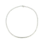 Emerald Cut Diamond Tennis Bracelet in 18K White Gold - Jackson Hole Jewelry Company