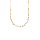 Oval Floating Diamond Pendant Necklace in 18K Yellow Gold - Jackson Hole Jewelry Company