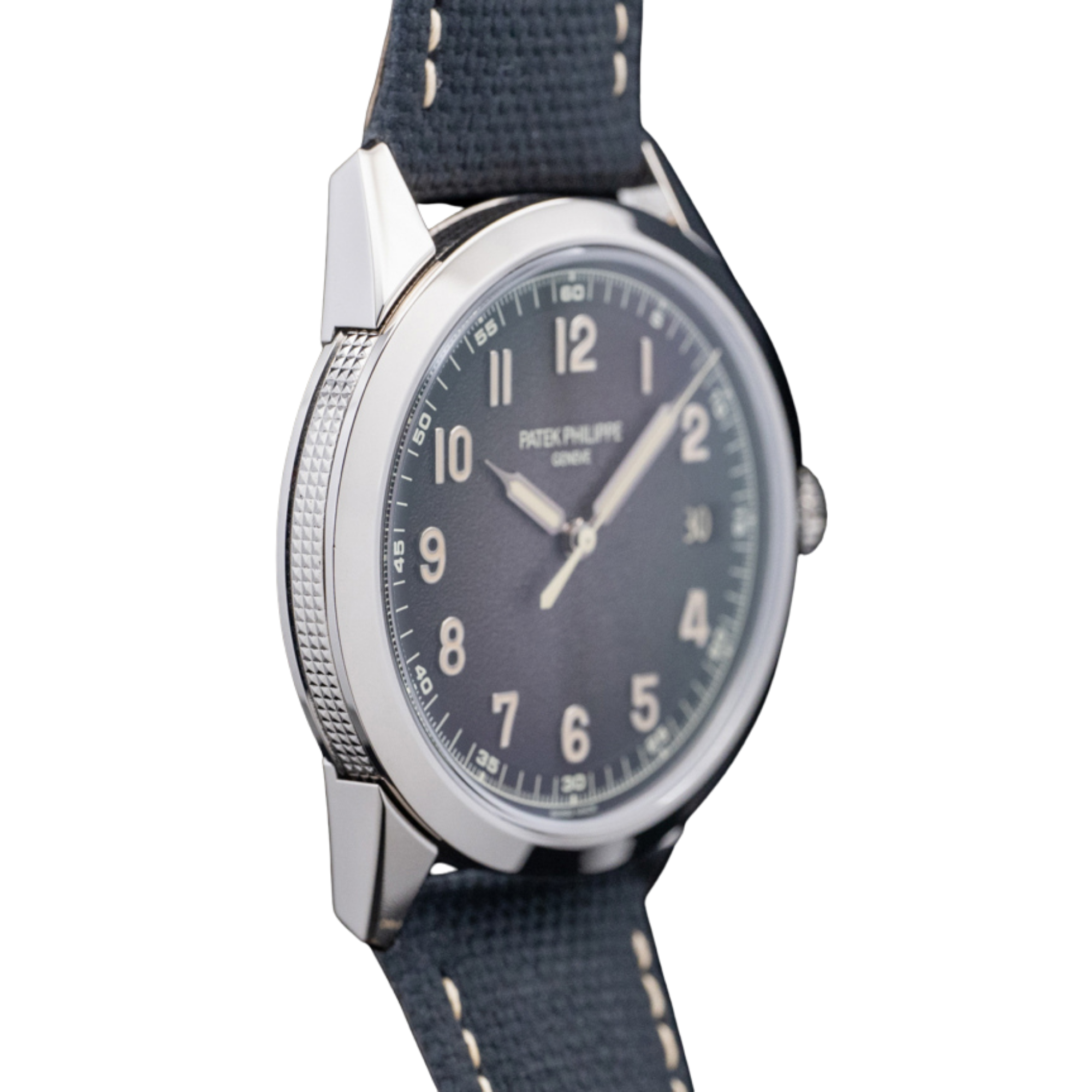 Patek Philippe Calatrava Self Winding Charcoal Grey Dial on Strap 40mm - Jackson Hole Jewelry Company