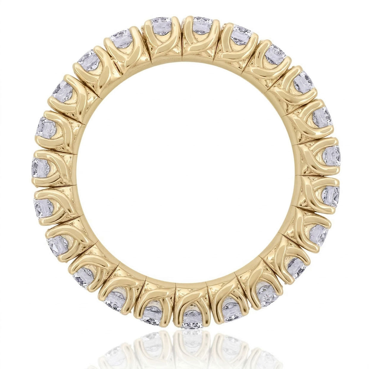 Picchiotti Xpandable™ Round Diamond Eternity Band in 18K Yellow Gold - Jackson Hole Jewelry Company