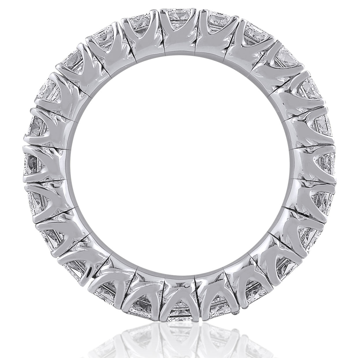 Picchiotti - Xpandable™ Emerald-Cut Diamond Eternity Band in 18K Gold - Jackson Hole Jewelry Company