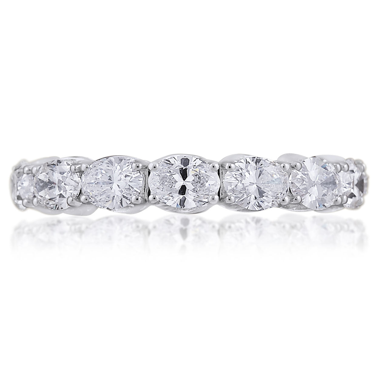 Picchiotti - Xpandable™ Oval Diamond Eternity Band in 18K Gold - Jackson Hole Jewelry Company