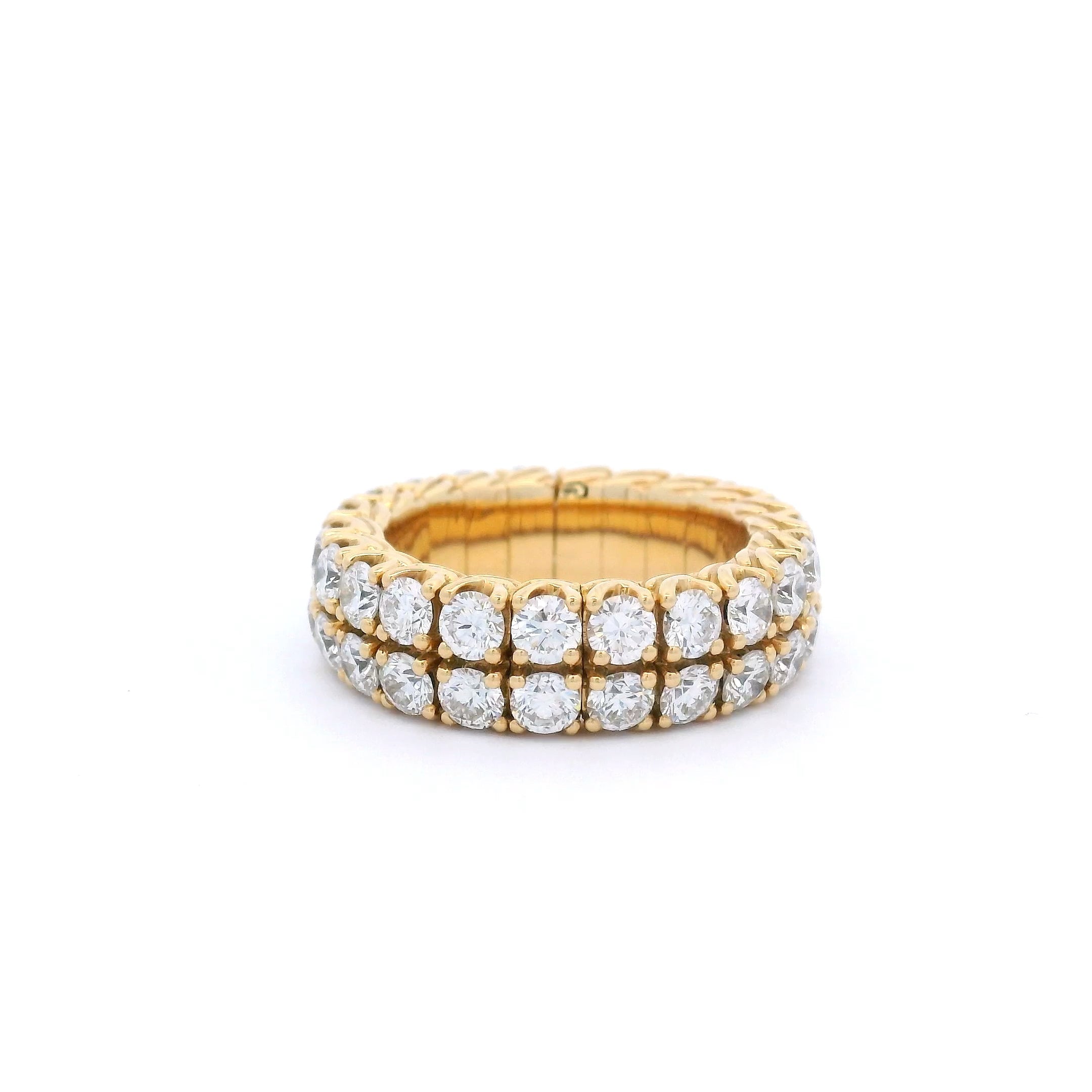 Picchiotti Xpandable™ 18K Yellow Gold Round Cut Diamond Ring - Jackson Hole Jewelry Company