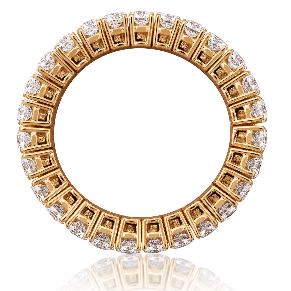 Picchiotti - Xpandable™ Eternity Diamond Ring in 18K Yellow Gold - Jackson Hole Jewelry Company
