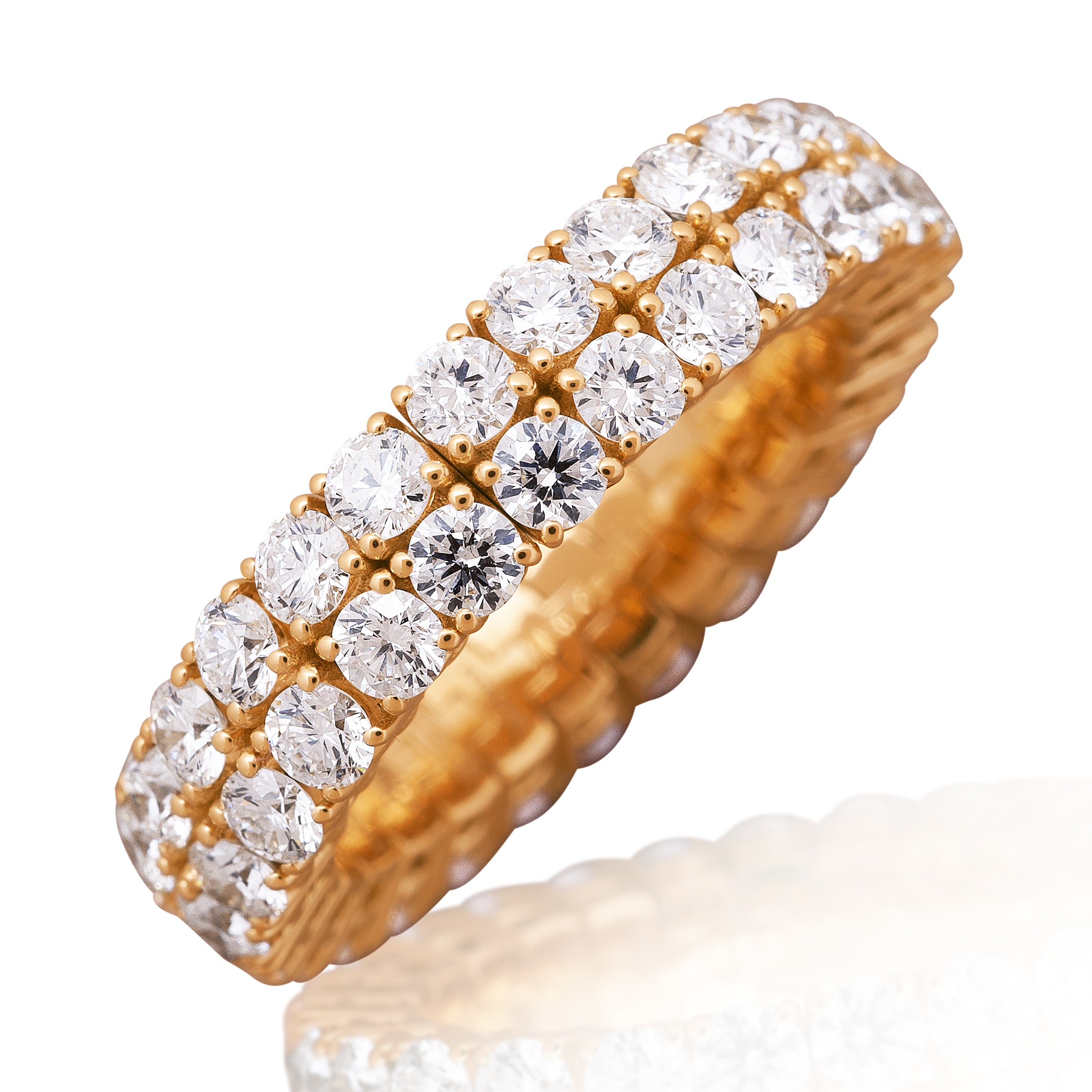 Picchiotti - Xpandable™ Eternity Diamond Ring in 18K Yellow Gold - Jackson Hole Jewelry Company