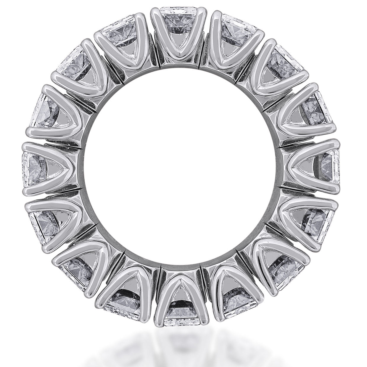 Picchiotti - Xpandable™ Emerald-Cut Diamond Eternity Ring in 18K White Gold - Jackson Hole Jewelry Company
