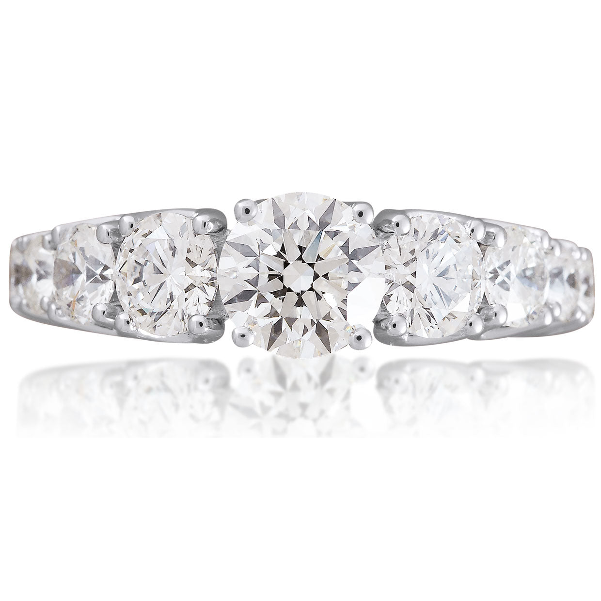 Picchiotti - Xpandable™ Round Diamond Eternity Ring in 18K White Gold - Jackson Hole Jewelry Company