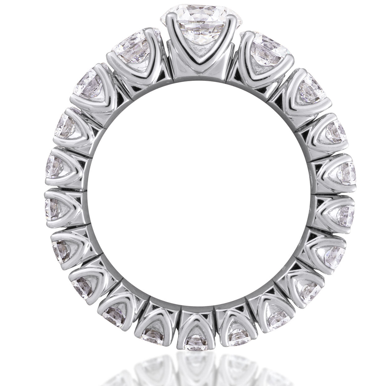 Picchiotti - Xpandable™ Round Diamond Eternity Ring in 18K White Gold - Jackson Hole Jewelry Company