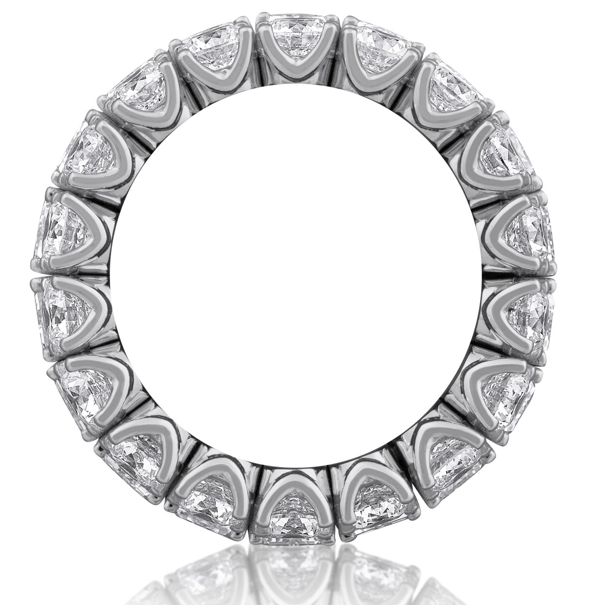 Picchiotti Xpandable™ Emerald Cut and Round Diamond Ring in 18K White Gold 17.68 cttw - Jackson Hole Jewelry Company