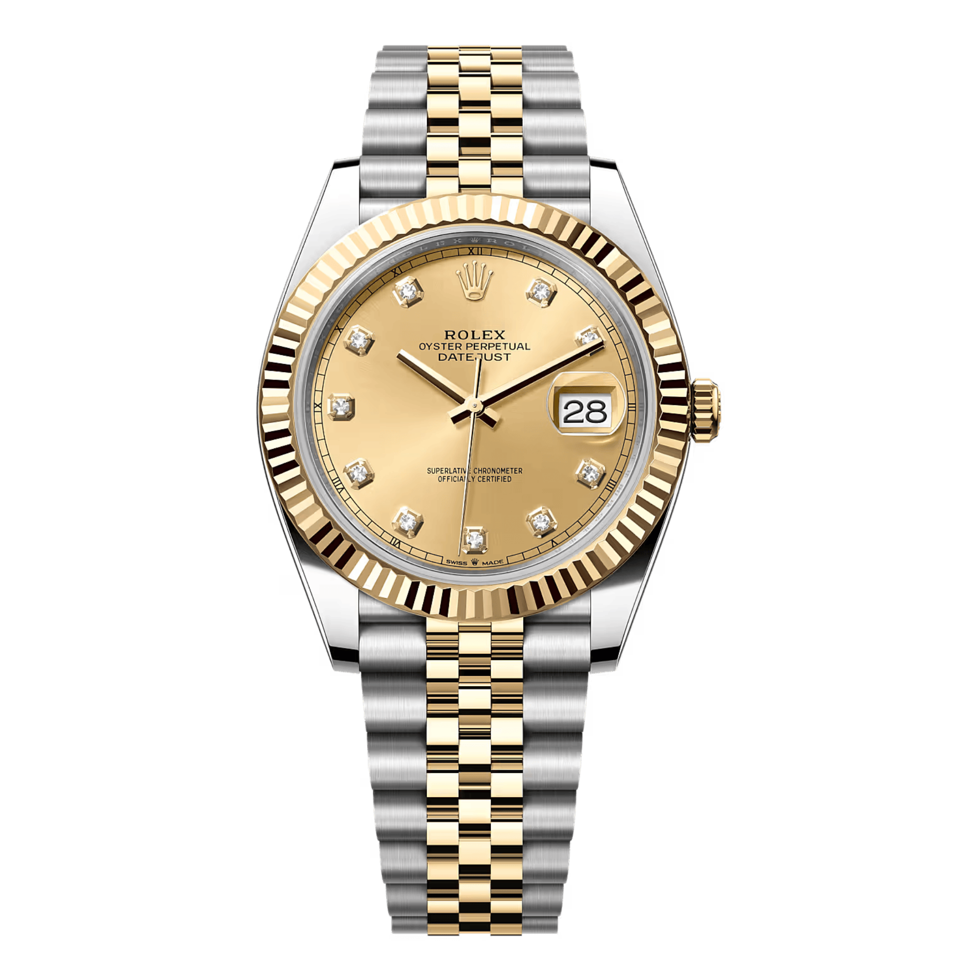 Rolex Datejust 41 Champagne Diamond Dial on Jubilee 41mm - Jackson Hole Jewelry Company