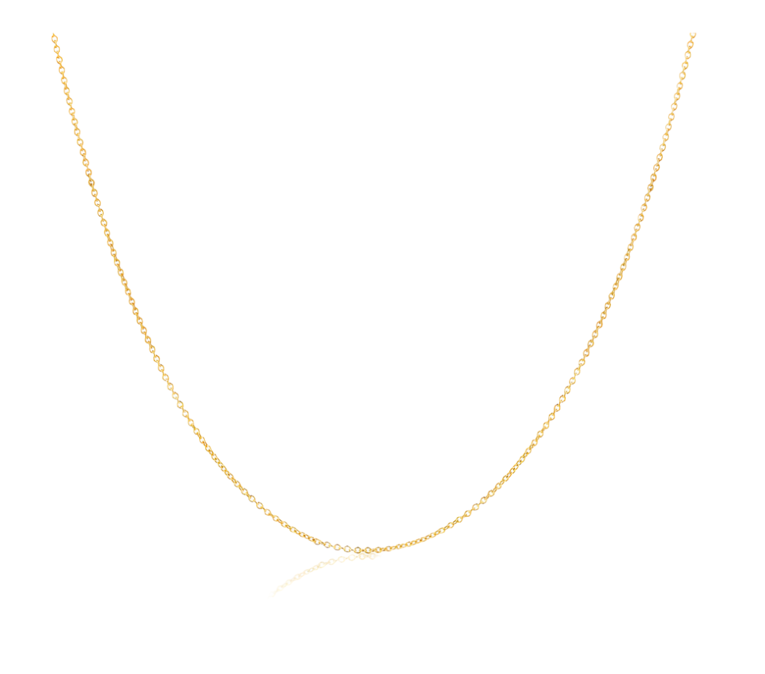 14k Yellow Gold Cable Chain 24 inches - Jackson Hole Jewelry Company