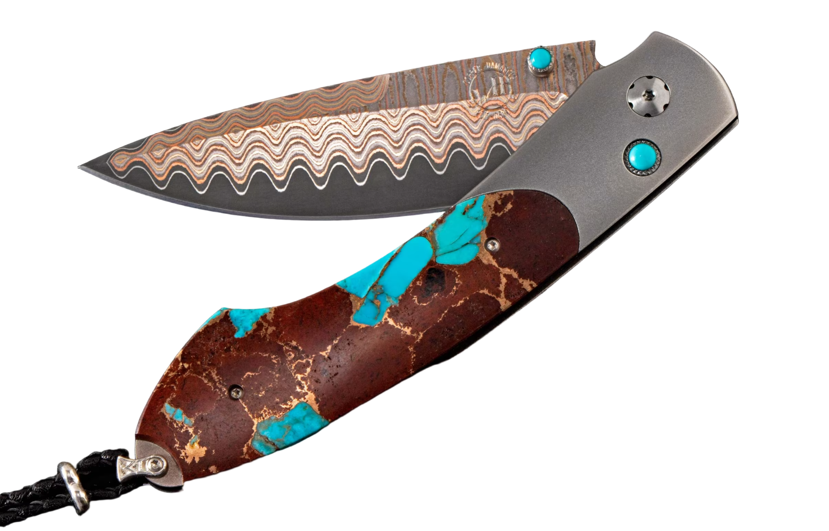 William Henry – Spearpoint “Hot Lava” Folding Knife - Jackson Hole Jewelry Company