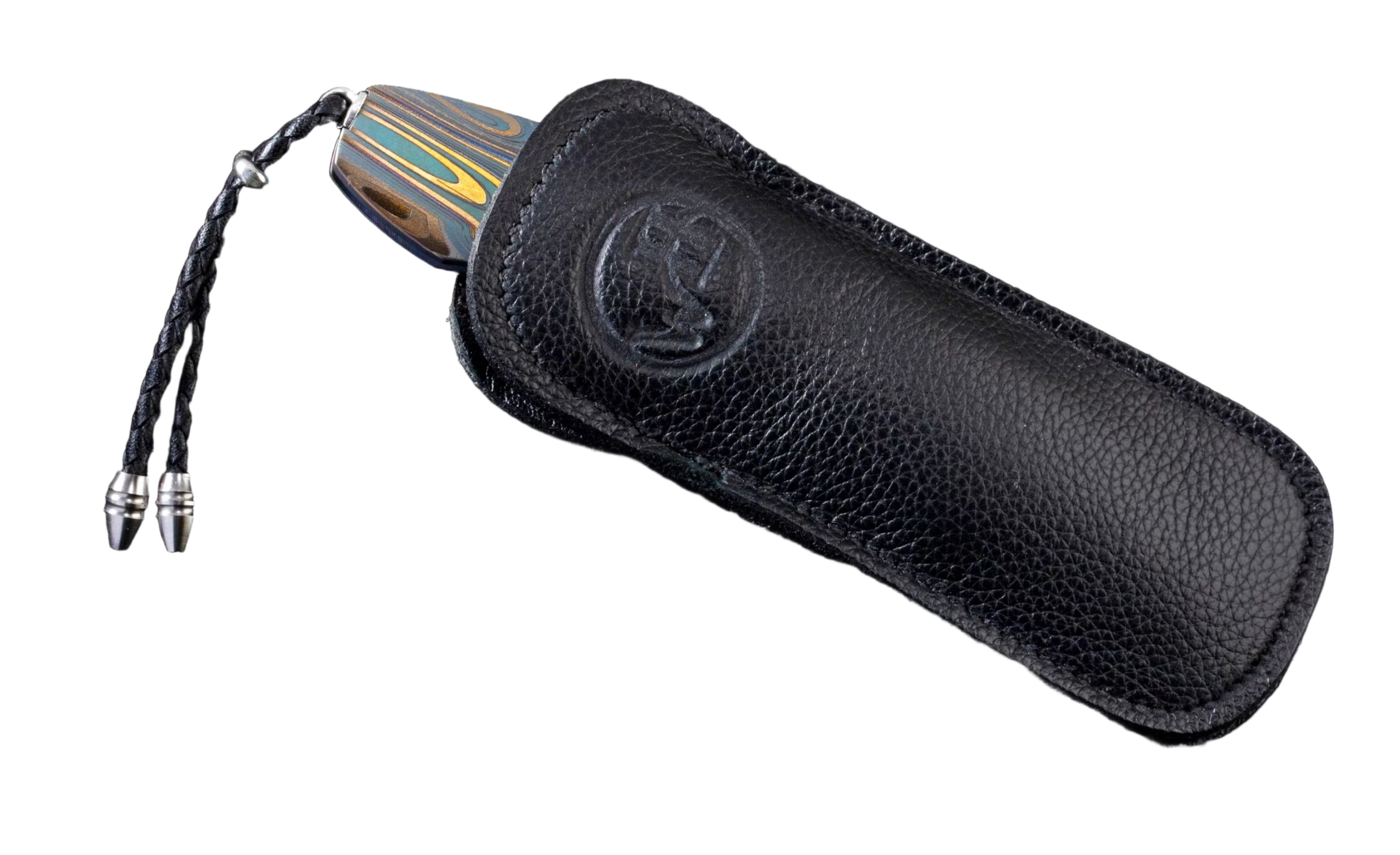 William Henry – Monarch “Golden Wave” Folding Knife - Jackson Hole Jewelry Company