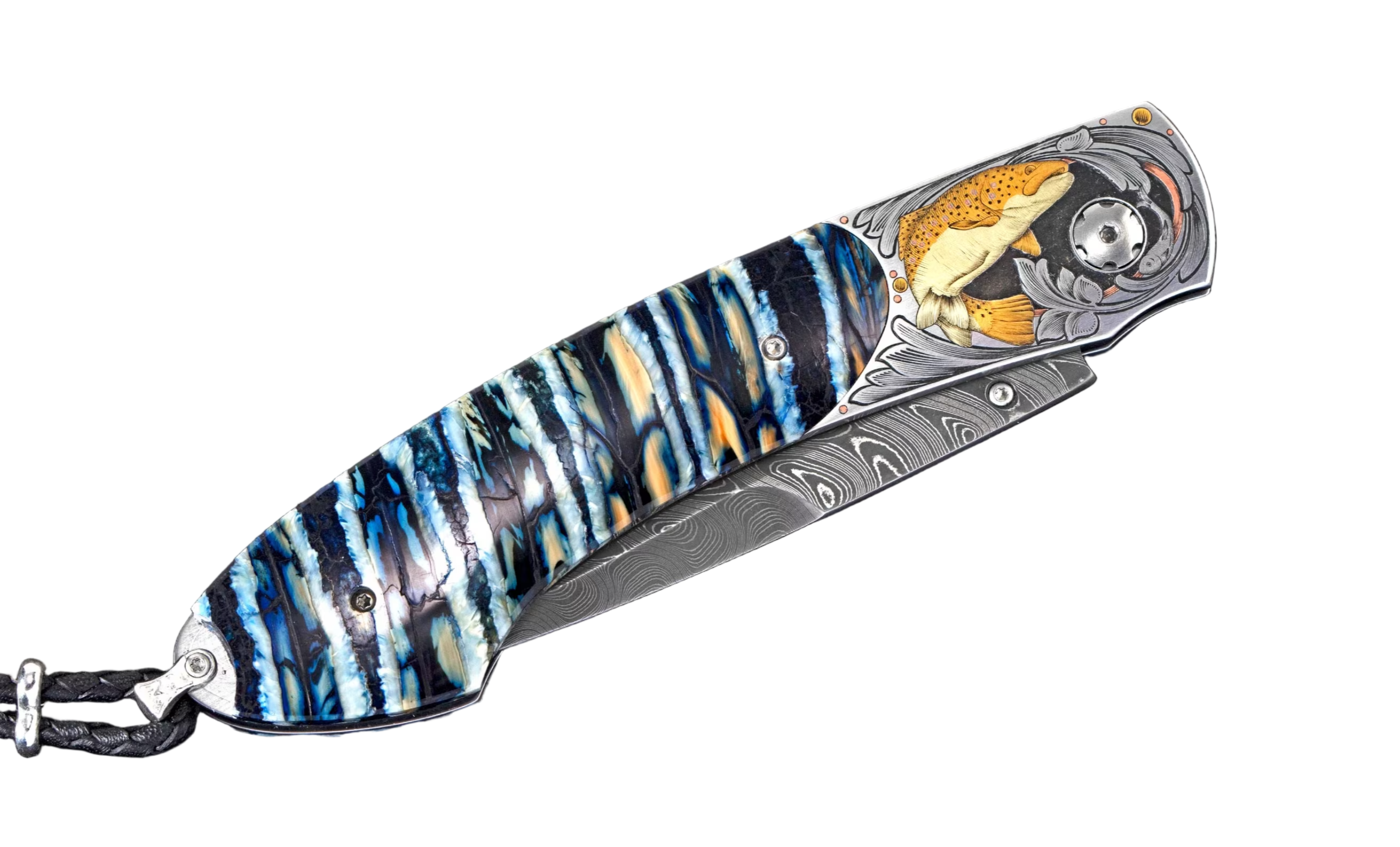 William Henry – Spearpoint “Brown Trout II” Folding Knife - Jackson Hole Jewelry Company