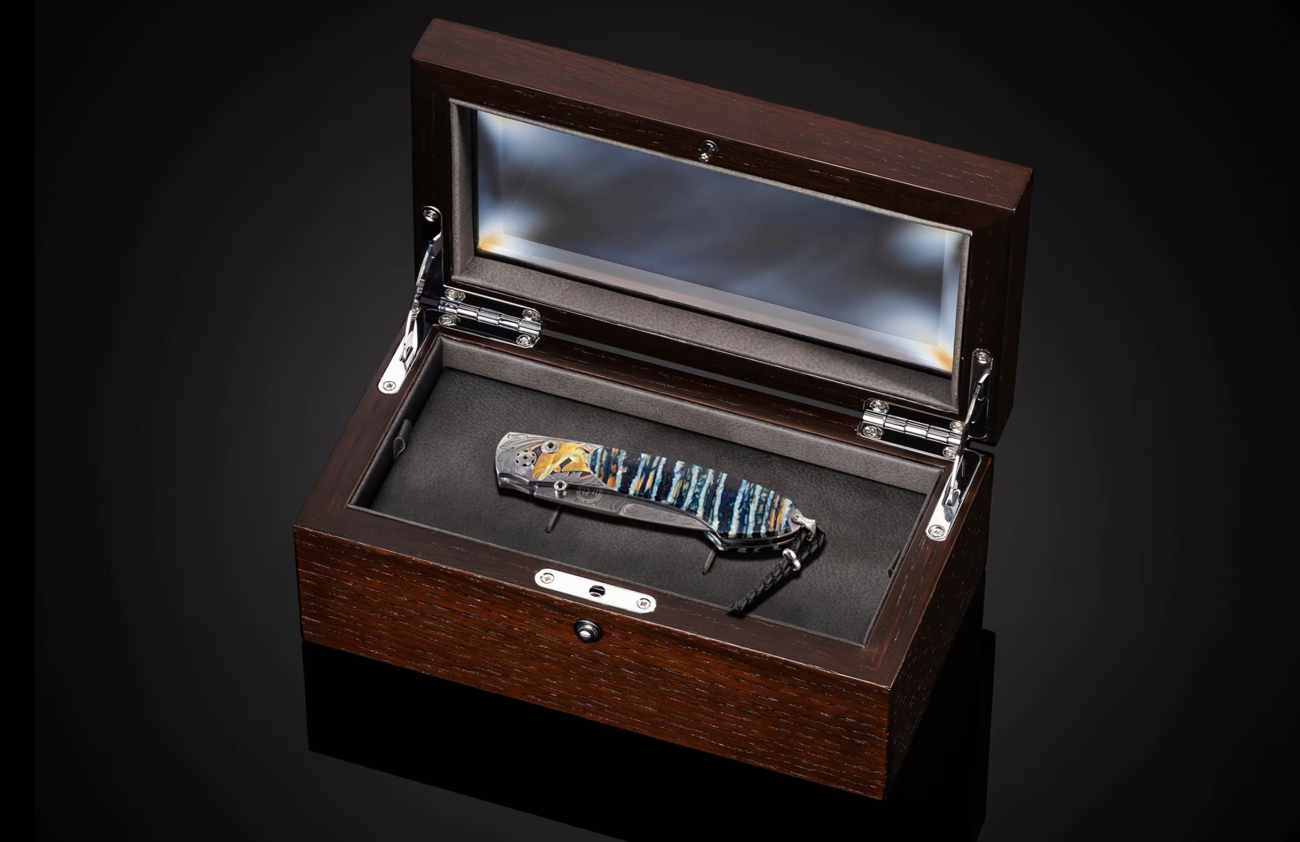 William Henry – Spearpoint “Brown Trout II” Folding Knife - Jackson Hole Jewelry Company