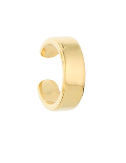 14K YELLOW GOLD FLAT EAR SINGLE CUFF - Jackson Hole Jewelry Company