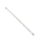 18K WHITE GOLD OVAL CUT TENNIS BRACELET WITH WHITE DIAMONDS - Jackson Hole Jewelry Company