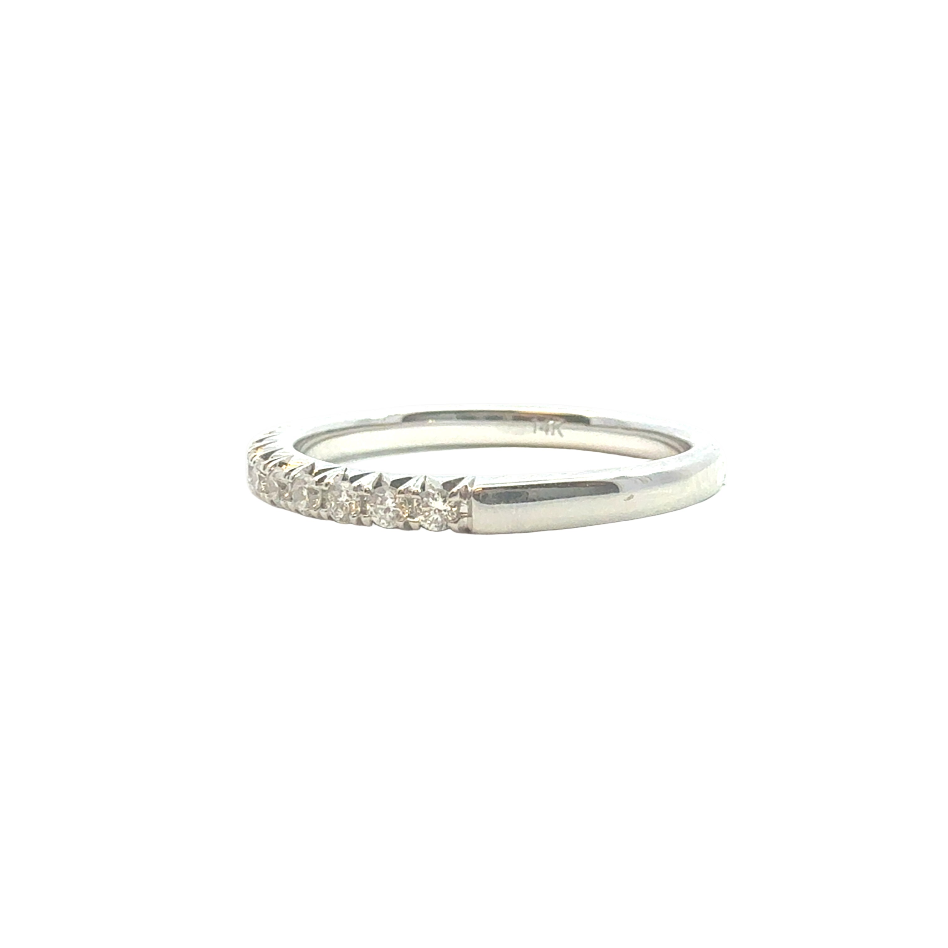 Diamond Band In 14K White Gold - Jackson Hole Jewelry Company
