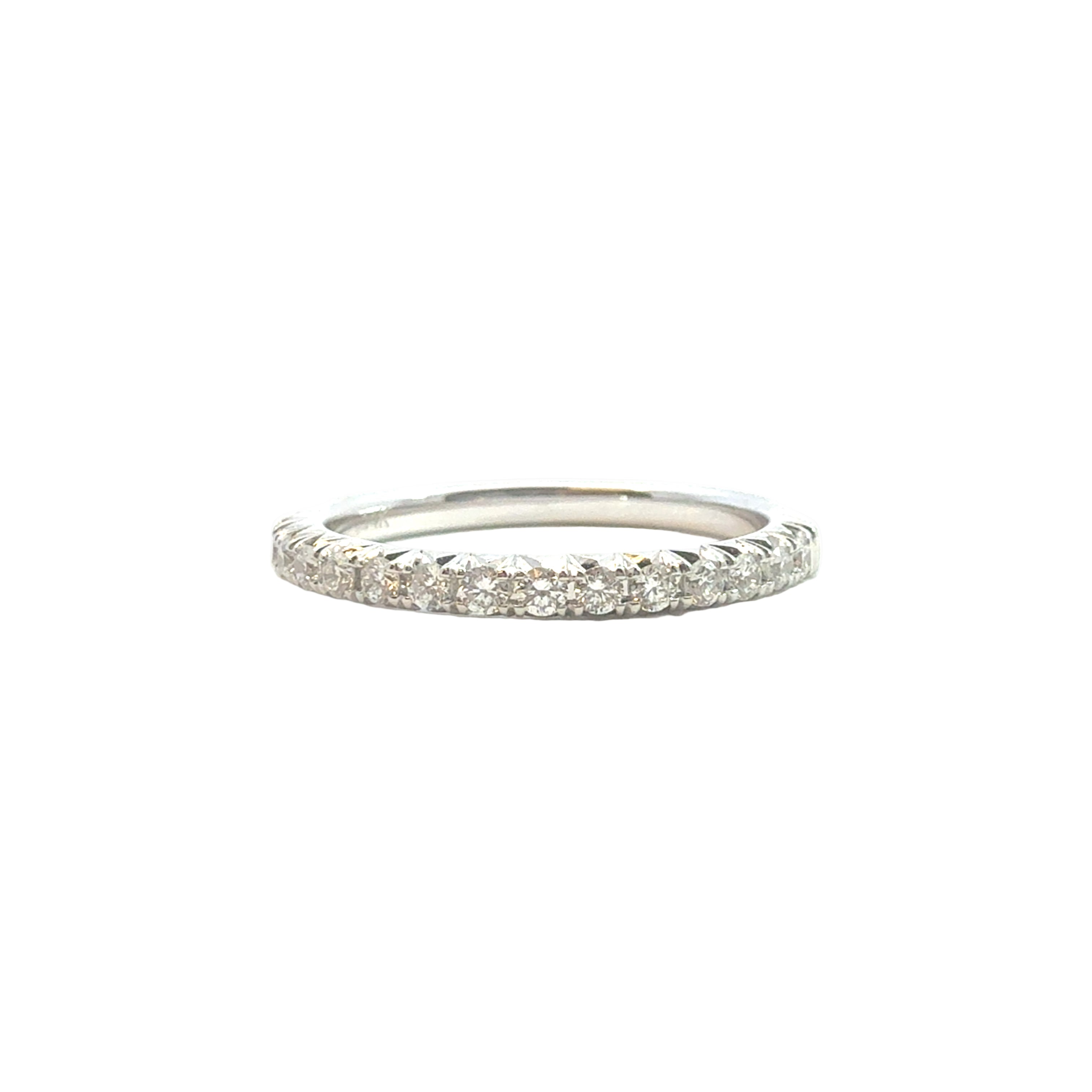 Diamond Band In 14K White Gold - Jackson Hole Jewelry Company