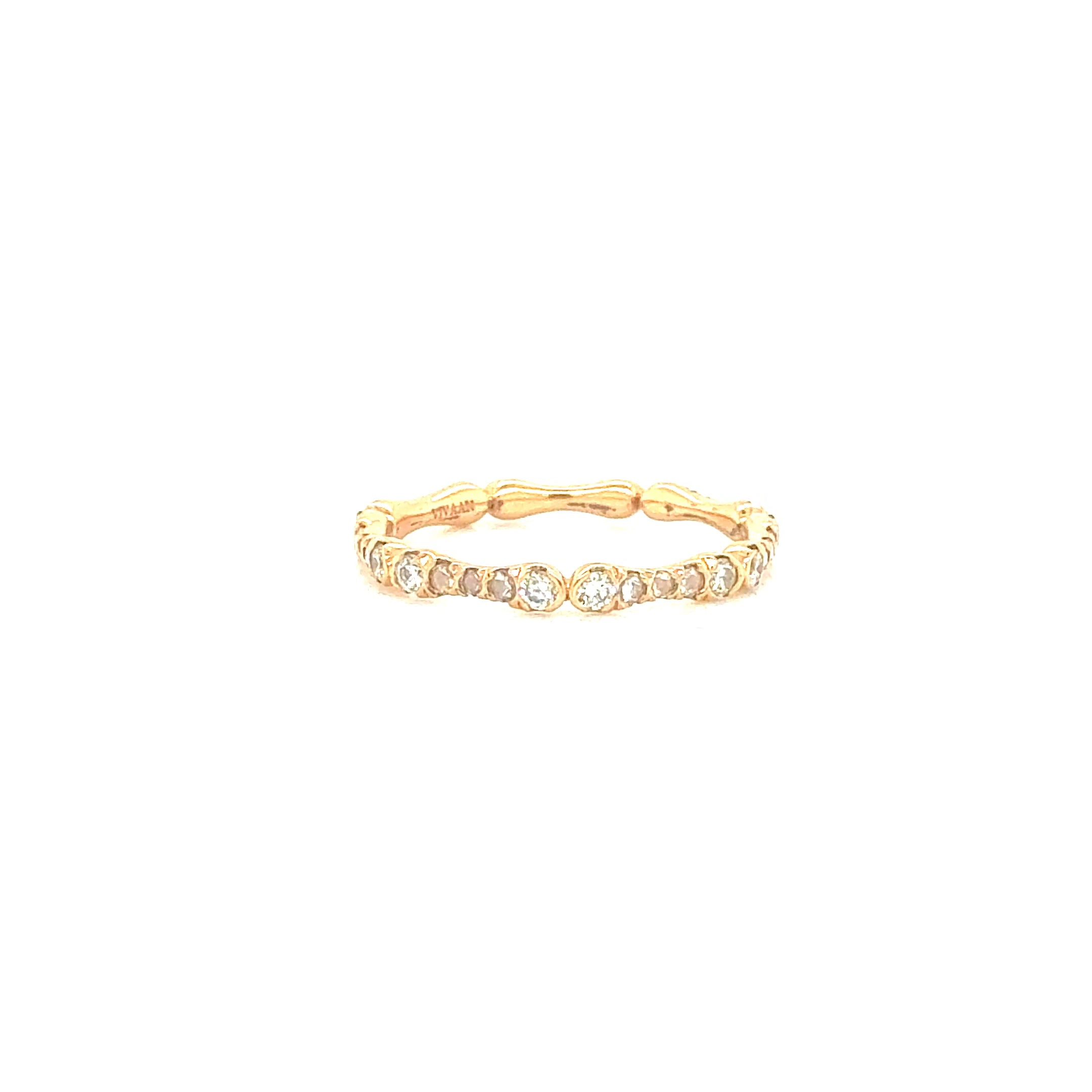 Danthal Rose‑Cut Diamond Band in 18K Rose Gold - Jackson Hole Jewelry Company
