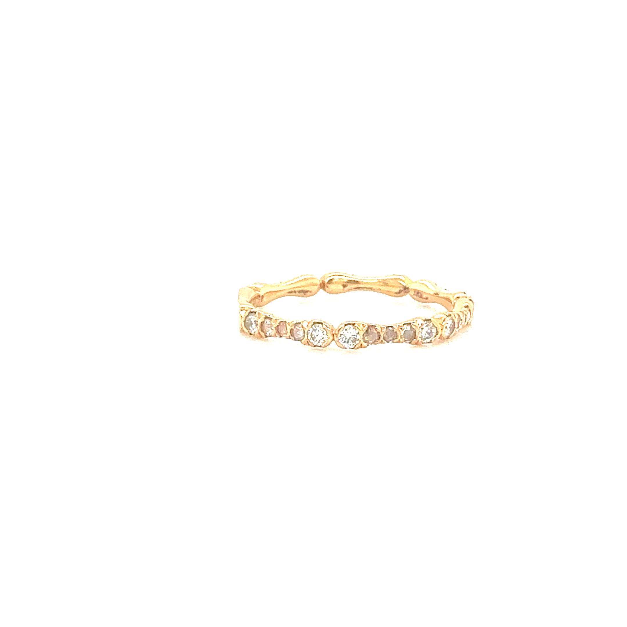 Danthal Rose‑Cut Diamond Band in 18K Rose Gold - Jackson Hole Jewelry Company