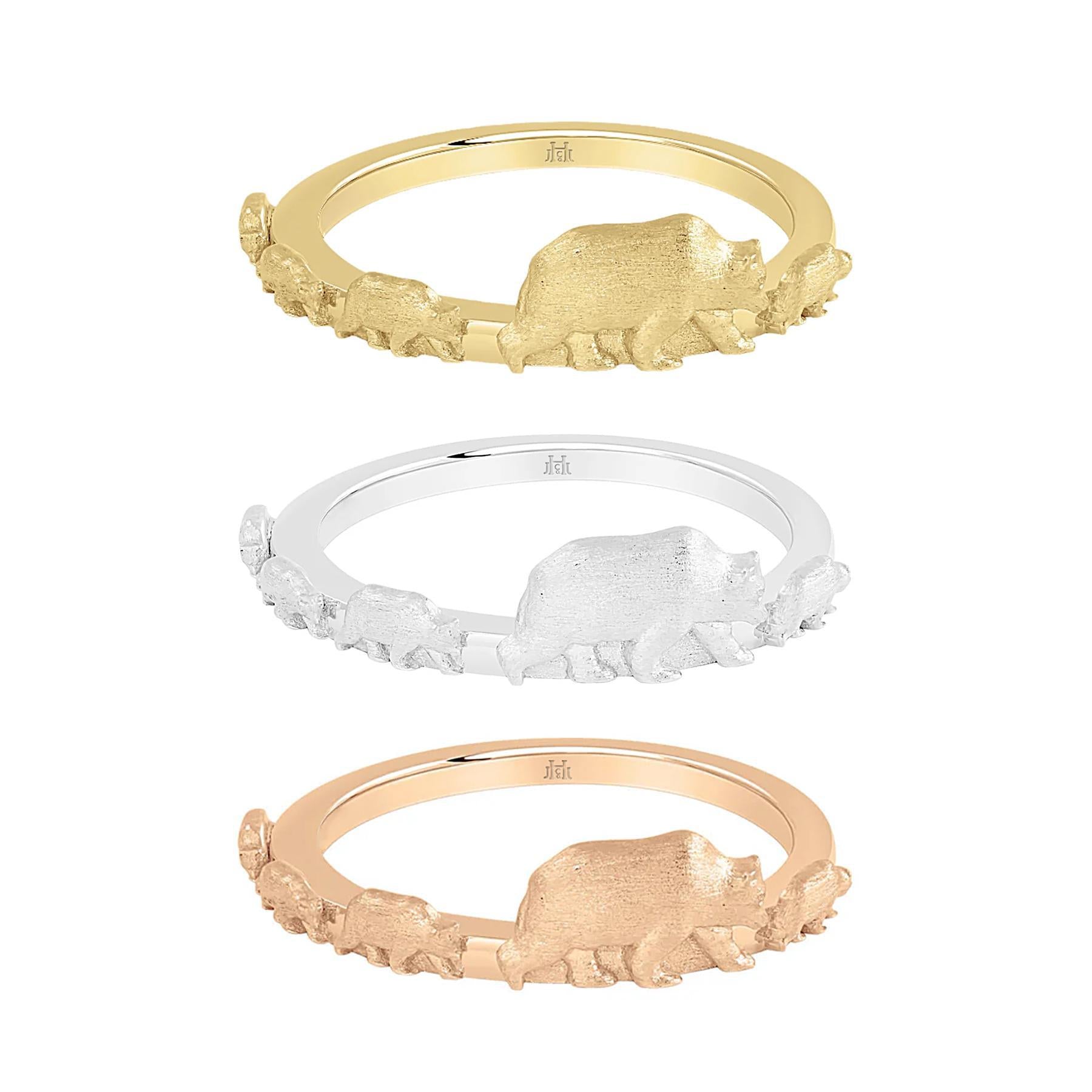 LUXE EDITION: 399 Queen of the Tetons Bear Ring - Jackson Hole Jewelry Company