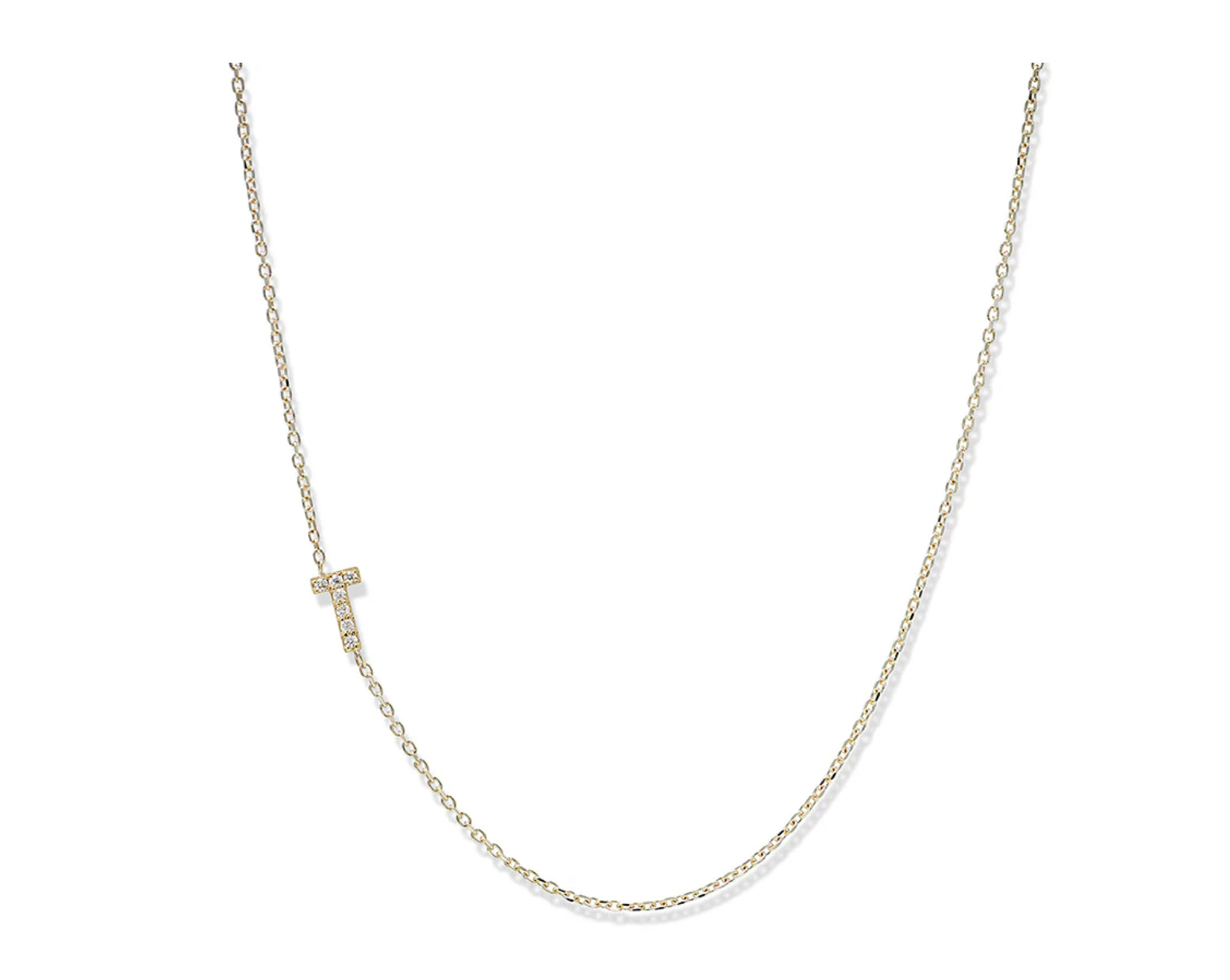 ANZIE Love Letter Pavé Diamond Necklace - Jackson Hole Jewelry Company