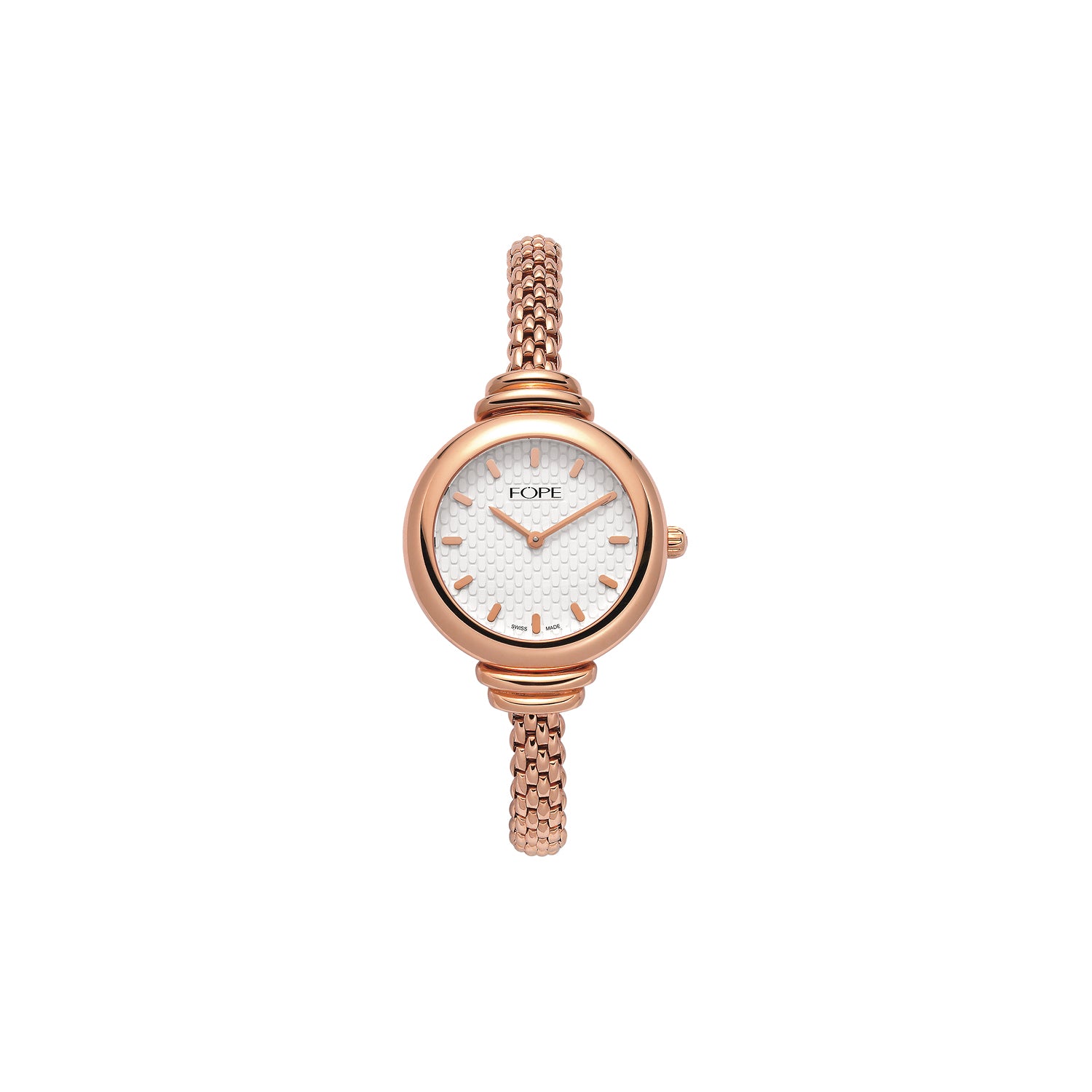 LADYFOPE 18K Rose Gold Flex'it Watch - Jackson Hole Jewelry Company