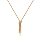 FOPE SOLO 18K Gold Necklace with Brown Diamond Pavé Rondels - 1.66 carats - Jackson Hole Jewelry Company