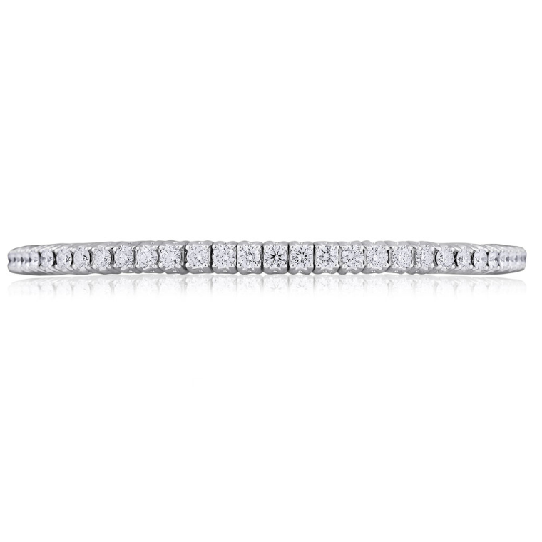PICCHIOTTI 18K WHITE GOLD XPANDABLE ROUND DIAMOND BRACELET - Jackson Hole Jewelry Company