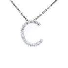 LUXE Diamond Letter Crafted in 18K White Gold - Jackson Hole Jewelry Company