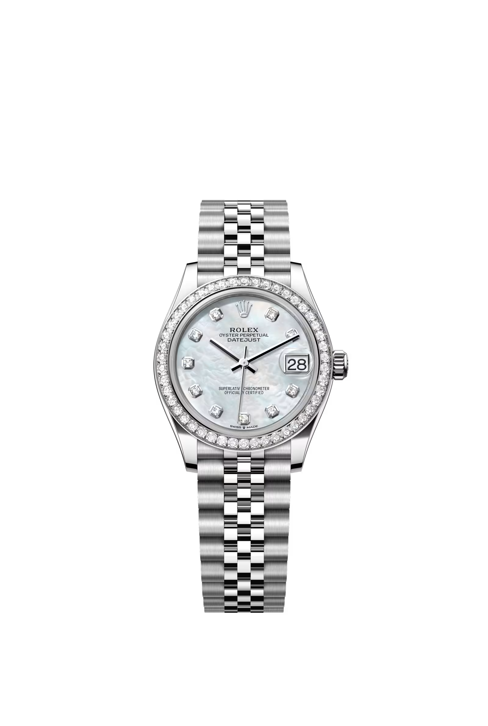 Rolex – Datejust 31mm with Mother of Pearl Diamond Dial on Jubilee Bracelet - Jackson Hole Jewelry Company