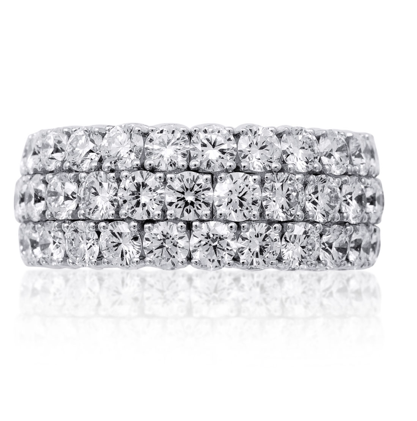 Picchiotti Xpandable™ 18K White Gold Round Cut Diamond Ring - Jackson Hole Jewelry Company
