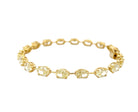 12.30 Fancy Yellow East-West Oval Diamond Bar Bracelet 18K YG - Jackson Hole Jewelry Company