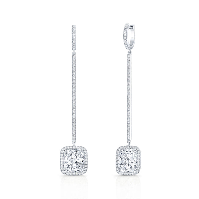 Halo Drop Earrings - Jackson Hole Jewelry Company