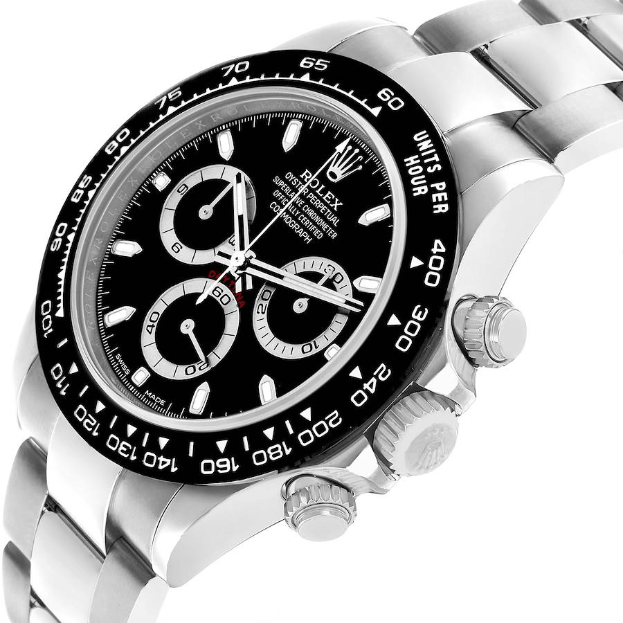 Rolex Cosmograph Daytona 40mm Black Dial in Oystersteel - Jackson Hole Jewelry Company
