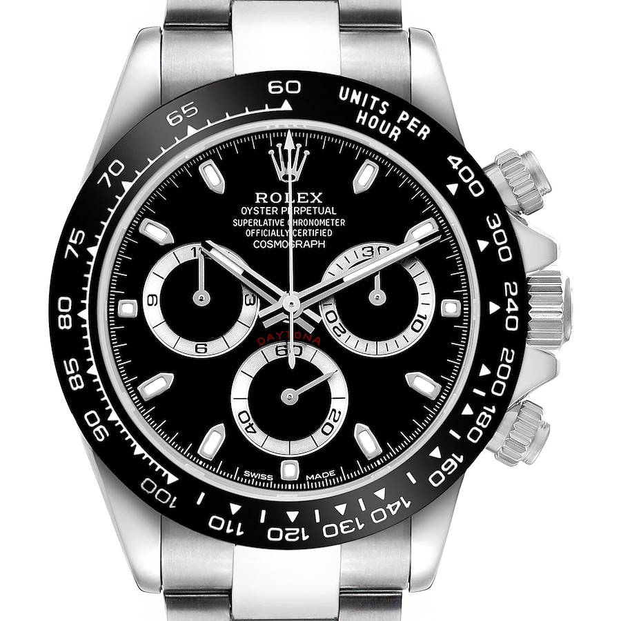 Rolex Cosmograph Daytona 40mm Black Dial in Oystersteel - Jackson Hole Jewelry Company