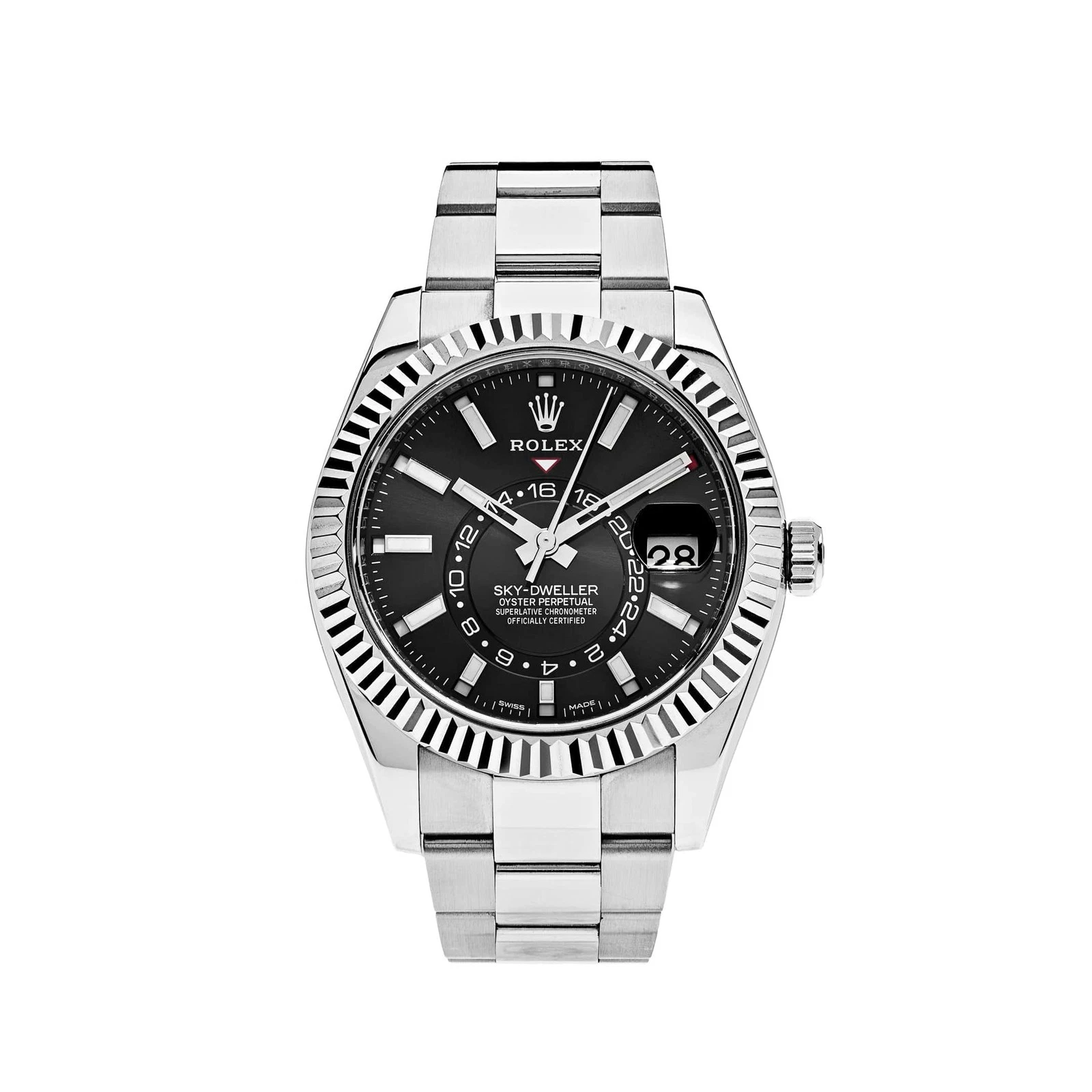 Rolex Sky-Dweller 42mm Black Dial on Oyster Bracelet in Oystersteel - Jackson Hole Jewelry Company