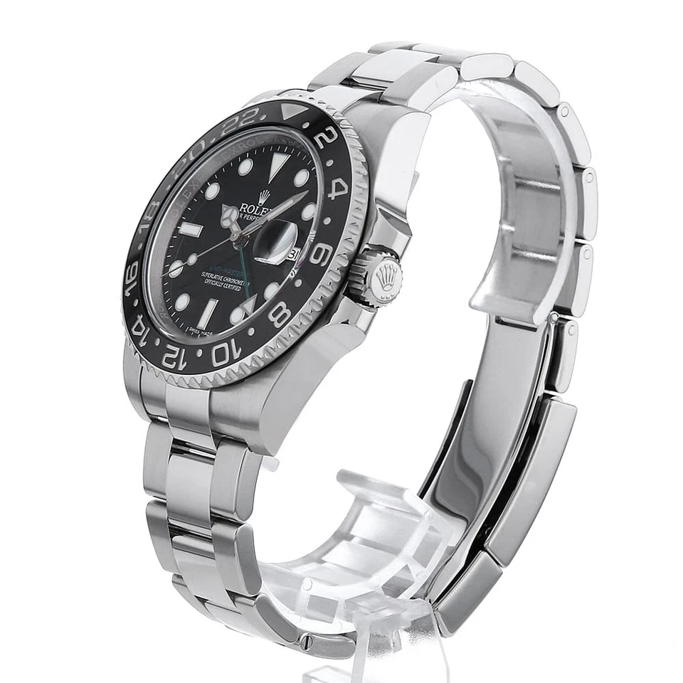 Rolex GMT-Master II 40mm Black Dial in Oystersteel - Jackson Hole Jewelry Company