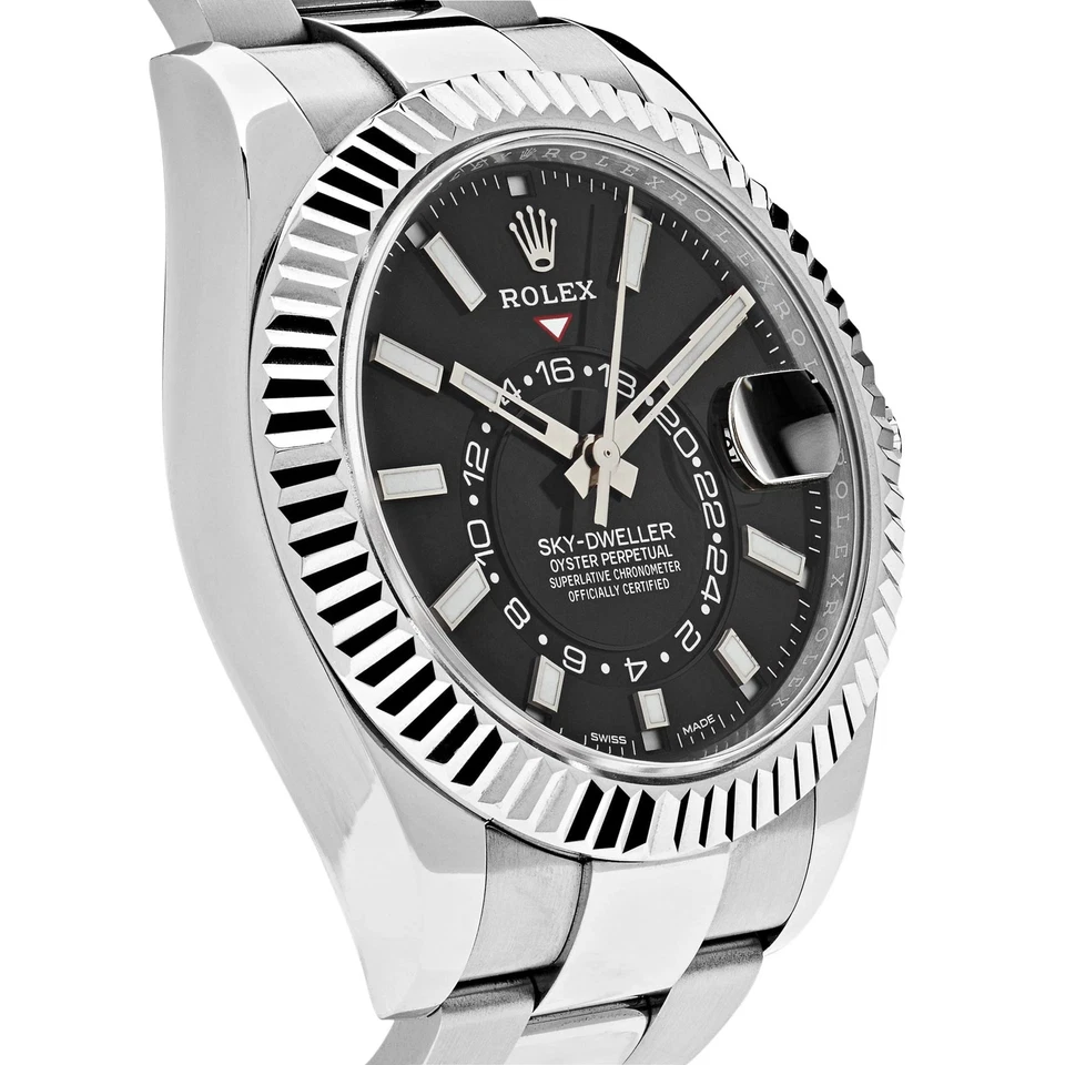 Rolex Sky-Dweller 42mm Black Dial on Oyster Bracelet in Oystersteel - Jackson Hole Jewelry Company