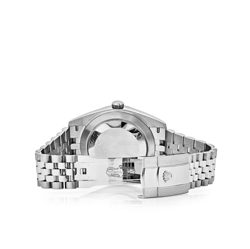 Rolex Datejust 41mm Blue Roman Dial Fluted Bezel SS/WG Jubilee - Jackson Hole Jewelry Company