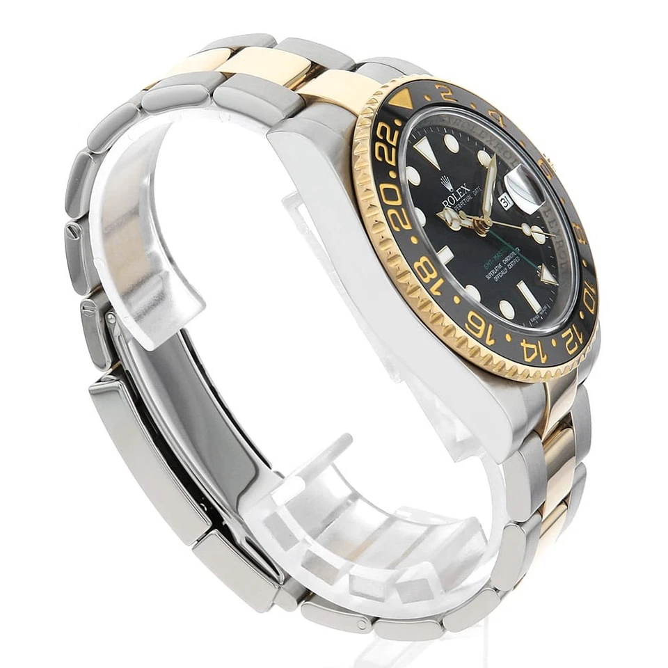 Rolex GMT-Master II 40mm Black Dial in Stainless Steel & Yellow Gold - Jackson Hole Jewelry Company