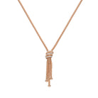 FOPE SOLO 18K Gold Necklace with Brown Diamond Pavé Rondels - 1.66 carats - Jackson Hole Jewelry Company