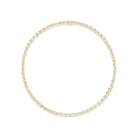 18K Yellow Gold Emerald Cut Diamond Bezel Necklace – 19.82 Carats - Jackson Hole Jewelry Company