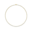 18K Yellow Gold Heart Shape Diamond Graduated Tennis Necklace - Jackson Hole Jewelry Company