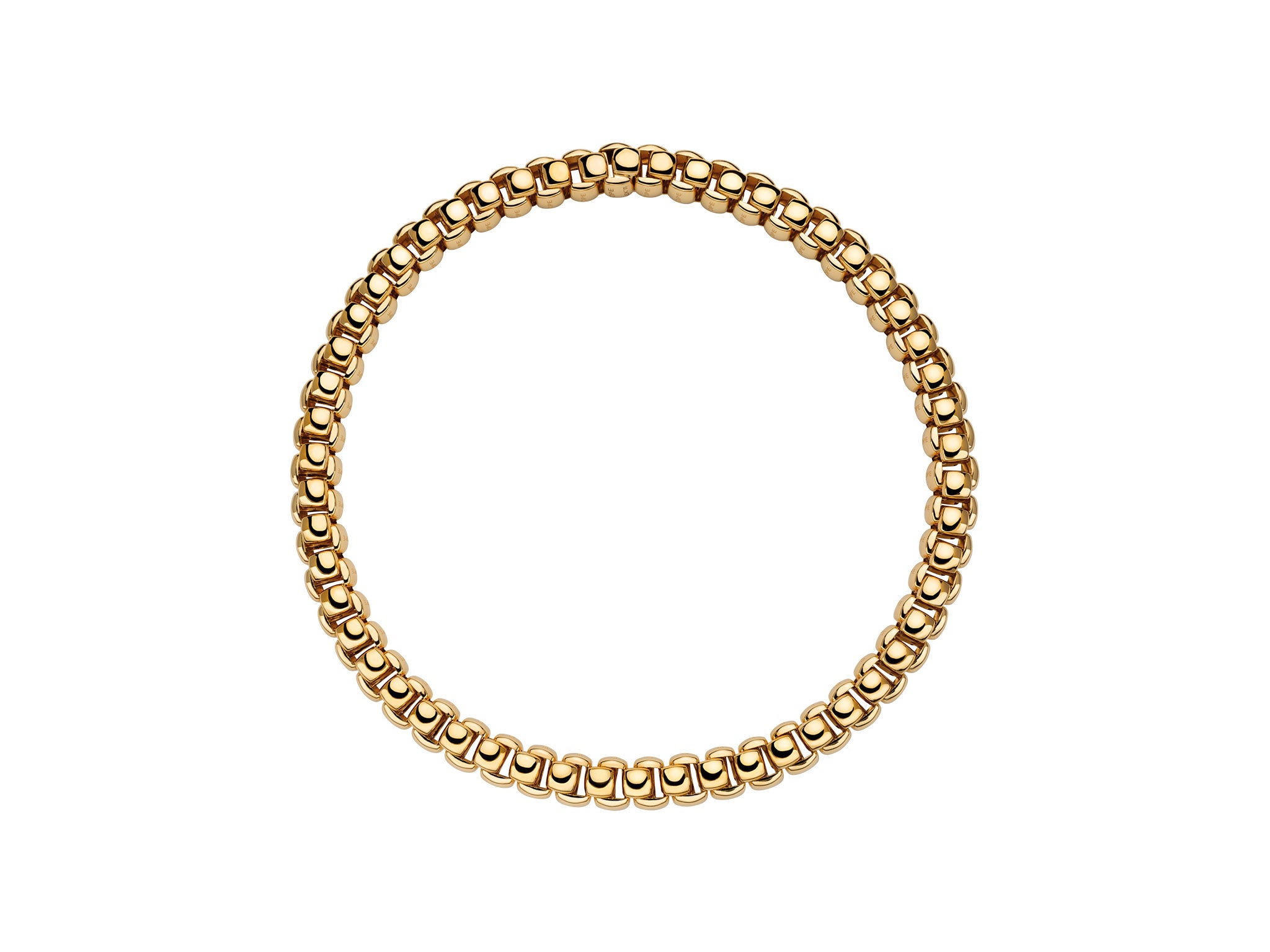 FOPE LUNA 18K Gold Flex'it Necklace with a White Diamond - Jackson Hole Jewelry Company