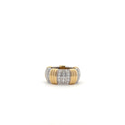 PICCHIOTTI XPANDABLE DIAMOND ETERNITY RING SET IN 18K YELLOW GOLD - Jackson Hole Jewelry Company